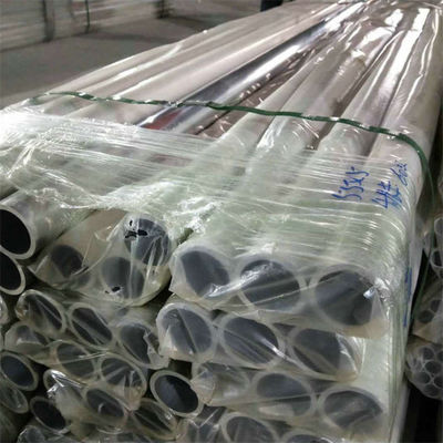 3MM 6101 250MM एल्युमिनियम राउंड ट्यूब 5056 5083 एल्युमीनियम आयताकार ट्यूबिंग