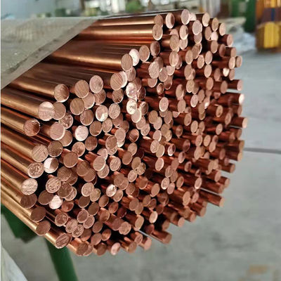 लाल ASTM B151M कॉपर राउंड बार कॉपर निकल बार 6m 2m
