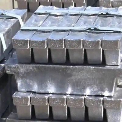 सिल्वर ग्रे जिंक इनगट जिंक धातु सामग्री 99.995 99.996