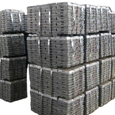 सिल्वर ग्रे जिंक इनगट जिंक धातु सामग्री 99.995 99.996