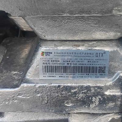 99.7% 99.8% 99.9% एल्युमीनियम सिल्लियां ADC12 JIS Adc12 डाई कास्टिंग के लिए भूल गई कीमत