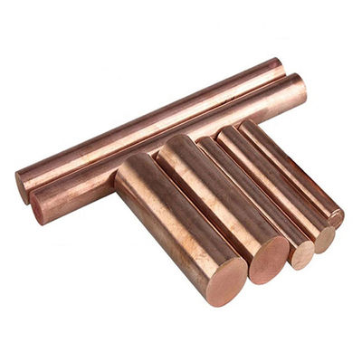 C11000 C1100 प्योर कॉपर राउंड बार कॉपर फ्लैट बसबार 8mm C38000