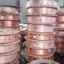 पैनकेक के लिए लेवल वाउंड H65 22mm कॉपर पाइप कॉइल प्योर कॉपर ट्यूब