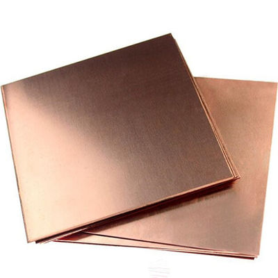 सोने का रंग तांबा पीतल प्लेट शीट गोदाम आपूर्ति C10100 C10200